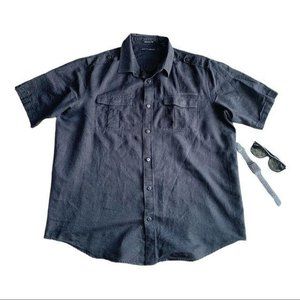Sean John Men’s Short Sleeve Linen Shirt